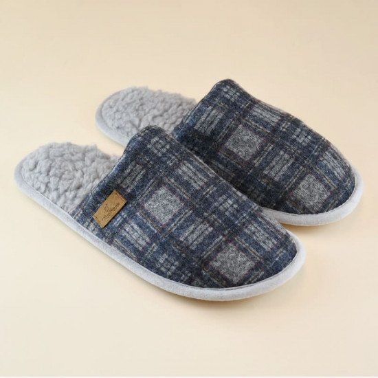 Тапочки мужские "Woolhouse" Нордик синий 40/41