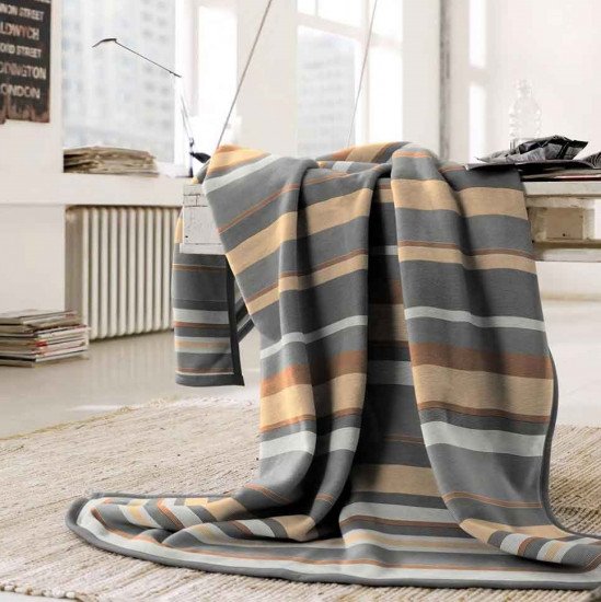 Плед "Biederlack" Scandi Stripe 150*200 см