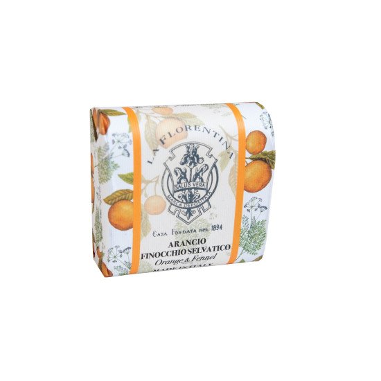 Мыло парфюмированное "La Florentina" Фруктовые сады Orange&Wild Fennel/Апельсин и дикий фенхель 106 г
