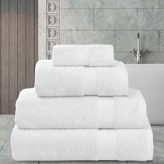Полотенце махровое 1 шт "Karna" Arel белый 100*150 см