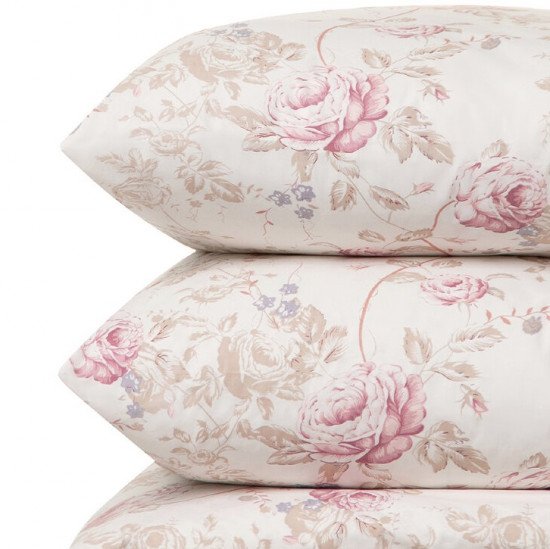 Комплект наволочек 2 шт. Перкаль Valencia Ameli розовый 50*70 см