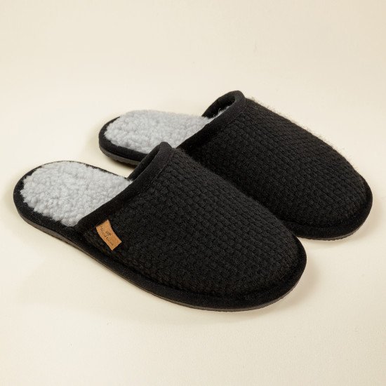 Тапочки мужские "Woolhouse" Корсо черный 44/45