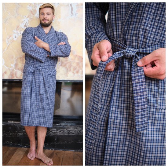 Халат мужской облегченный "Vien" Arman 323-1 56 (4XL)