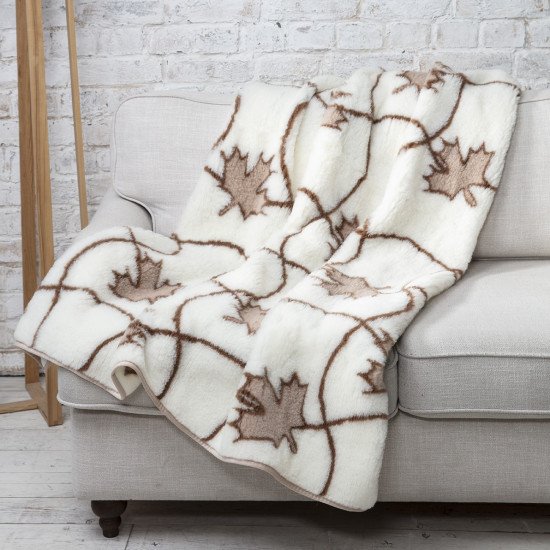 Плед шерстяной "WoolHouse" Клен 155*200 см
