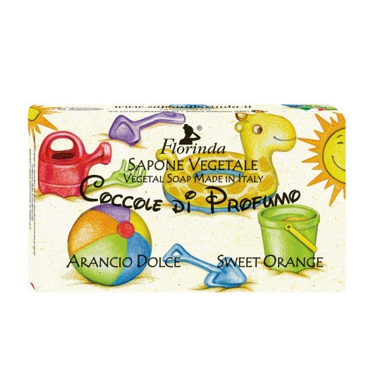 Мыло парфюмированное "Florinda" Coccole Di Profumo/Ароматы детства Aracio Doice/ Сладкий апельсин 100 г