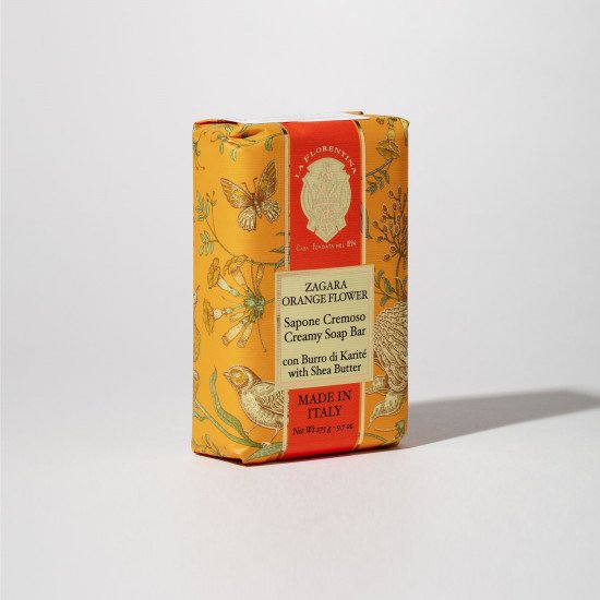 Крем-мыло парфюмированное "La Florentina" Butterfly/Бабочка Orange Flower/Флердоранж 275 г