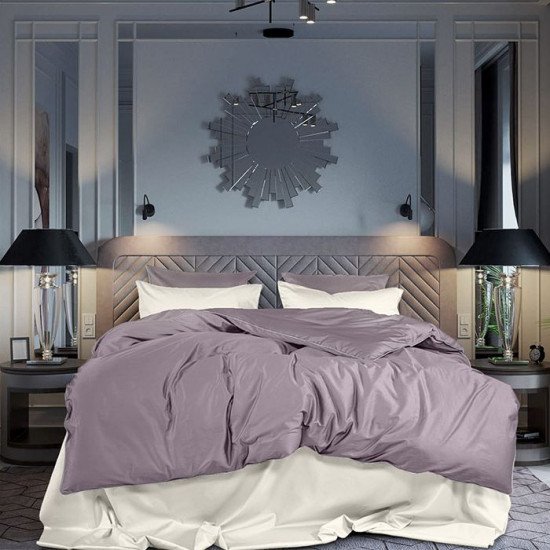 Пододеяльник "Primavelle" Luxe Satin без канта дымчато-лиловый 175*210 см
