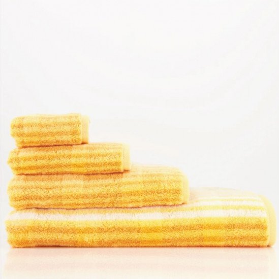 Полотенце махровое 1 шт "Cawo" Noblesse Cashmere Streifen 35 50*100 см