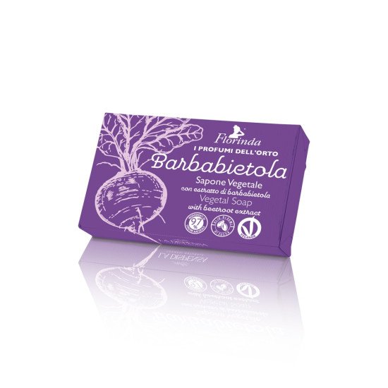 Мыло парфюмированное "Florinda" I Profumi Dell'Orto/Итальянский урожай Barbabietola/Экстракт свеклы 80 гр