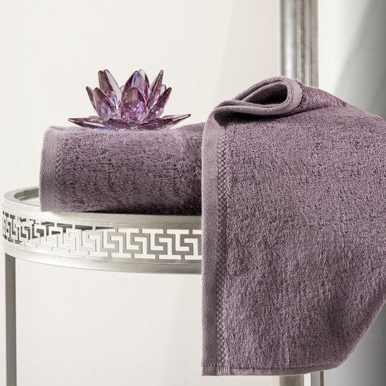 Полотенце махровое 1 шт "Karna" Akra фиолетовый 70*140 см