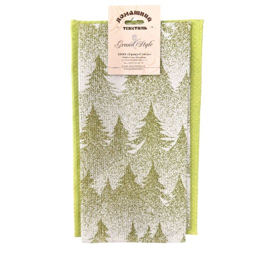 Комплект кухонных полотенец 2 шт "Гранд Стиль" ели 35*60 см - 2 шт.