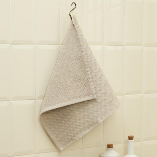 Полотенце махровое кухонное "Fine Line"  бежевый 40*55 см