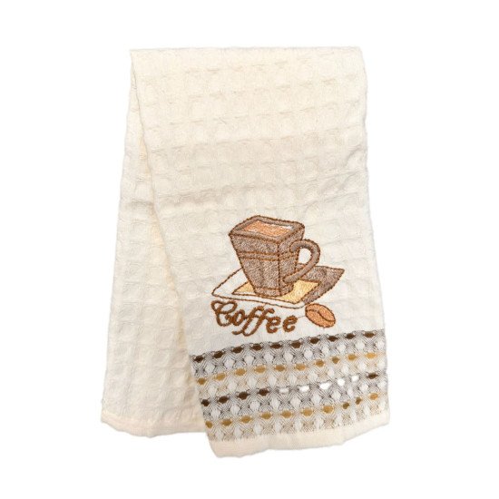 Полотенце кухонное 1 шт "Ambiella" Кофе v6 35*50 см