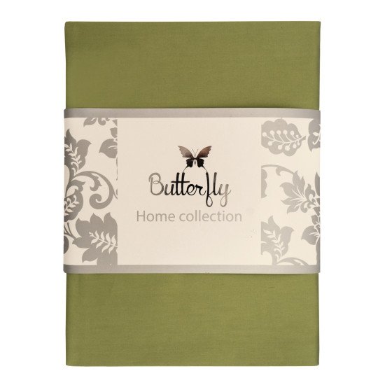 Простыня "Butterfly" Сатин Делюкс 5566 лайм 240*260 см