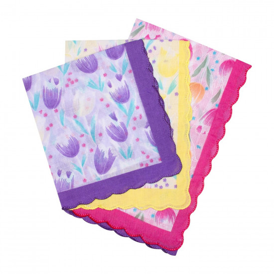 Набор женских носовых платков "Etteggy"  45452-9 30*30 см-6 шт.