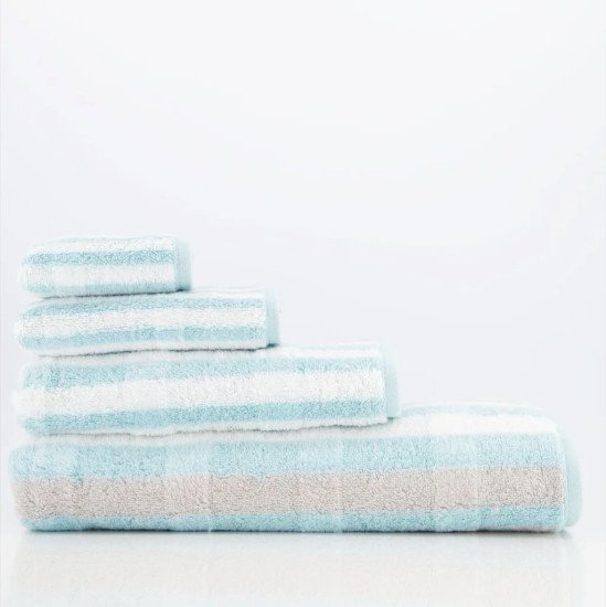 Полотенце махровое 1 шт "Cawo" Noblesse Seasons Stripes 44 80*150 см