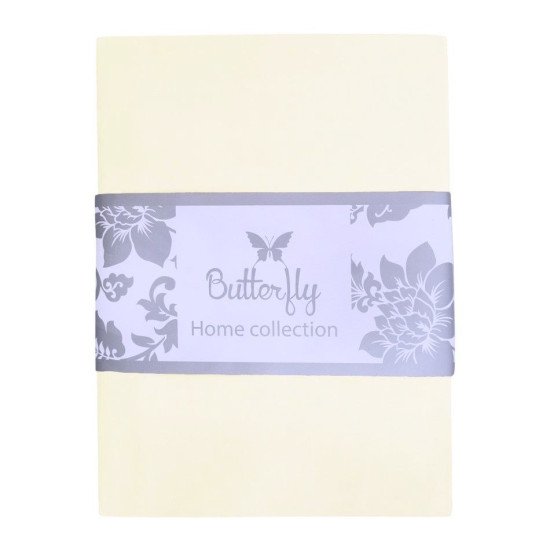 Простыня "Butterfly" Сатин Делюкс BGS004 шампань 220*240 см