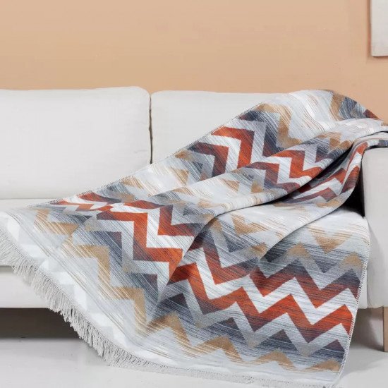 Плед  Zigzag цветной 150*200 см