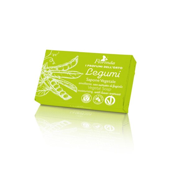 Мыло парфюмированное "Florinda" I Profumi Dell'Orto/Итальянский урожай Legumi/Увлажняющее с экстрактом бобовых 80 гр