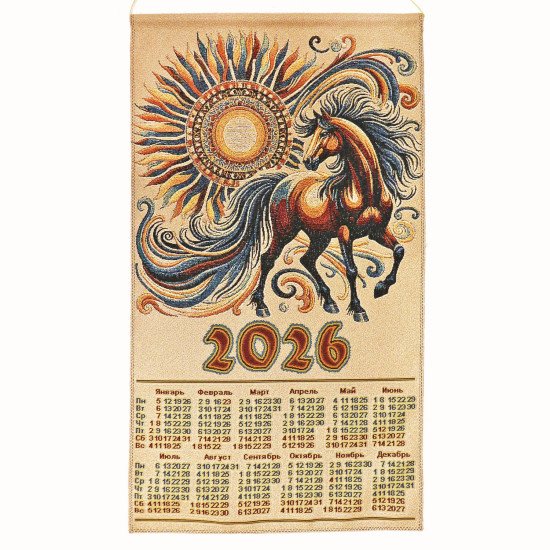 Календарь "MasterWell" Вороной 39*73 см