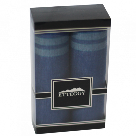 Набор мужских  носовых платков Подарочный "Etteggy"  38*38 см