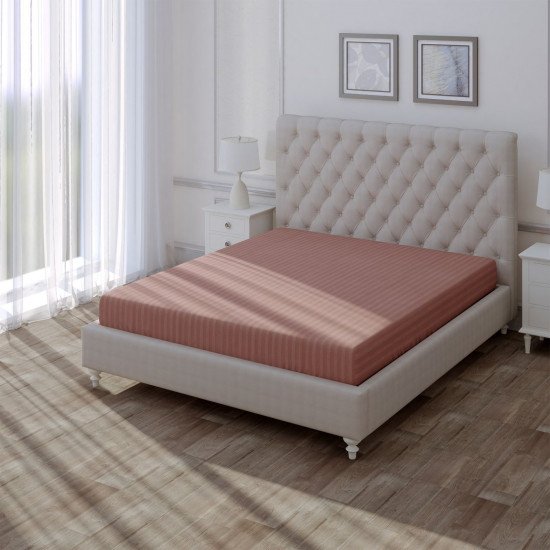 Простыня Страйп-сатин Ash 180*215 см