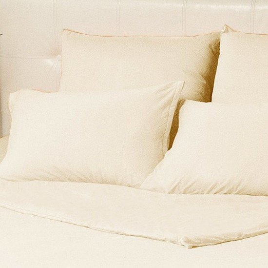 Комплект наволочек 2 шт. Трикотаж Tencel пудра 50*70 см