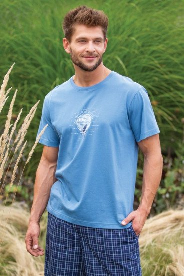 Комплект мужской "Key" голубой/синий 50 (XL)