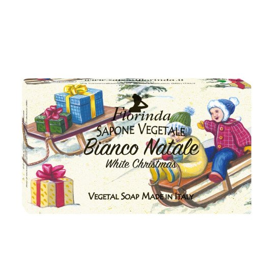 Мыло парфюмированное "Florinda" Marry Christmas/Счастливого рождества Bianco Natale/Рождественский снег 100 г