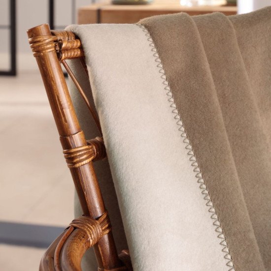 Плед "Biederlack" двусторонний Pallisade Feder 150*200 см