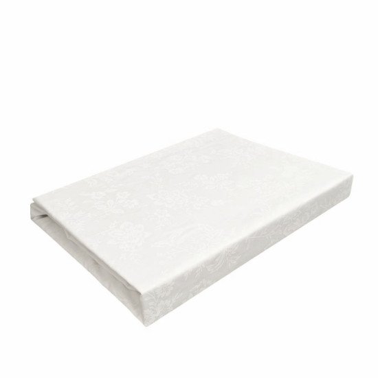 Простыня на резинке Мако-сатин Premiata  White Rabbit 90*200 высота 25 см