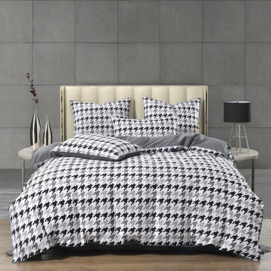 Постельное белье Сатин "Sofi De Marko" Пикасо- серый Евро