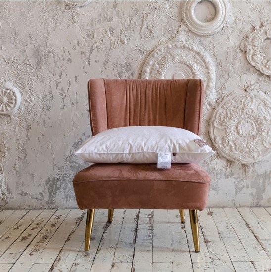 Подушка шелковая Paisley Silk Grass мягкая 50*70 (±2) см