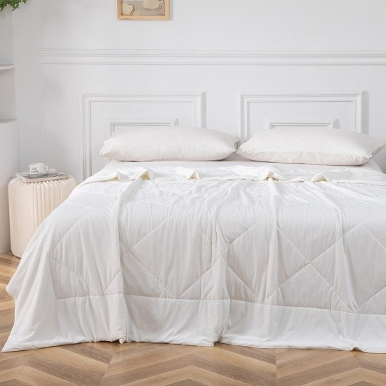 Одеяло-комфортер Breeze охлаждающее белый 1,5 спальное, 155*215 см