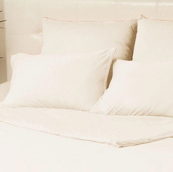 Комплект наволочек 2 шт. Трикотаж Tencel экрю 50*70 см