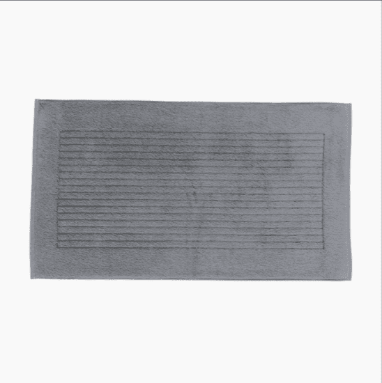 Коврик махровый для ног в ванную 1 шт Loft серый 50*90 см