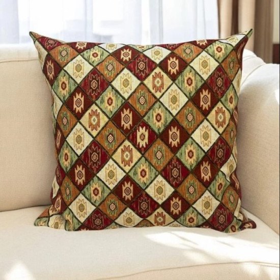 Декоративная наволочка "Гобелен" Келим односторонняя 45*45 (±2) см