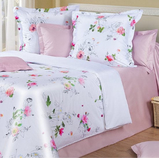 Постельное белье Мако-сатин Philosophy- Only One Евро макси (king size)