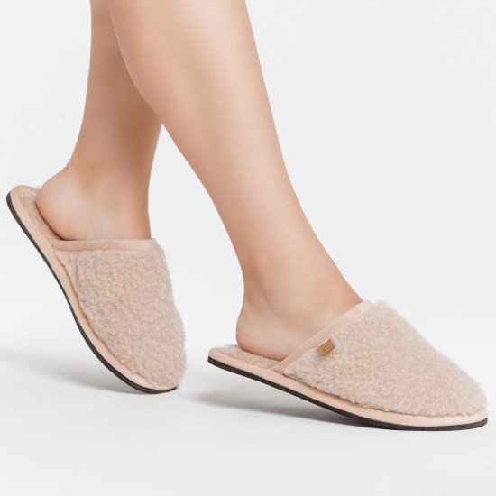 Тапочки женские "Woolhouse" Меринос бежевый 38/39