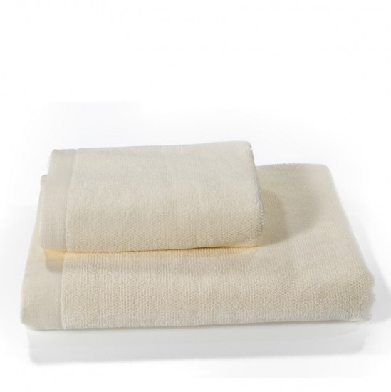 Полотенце махровое 1 шт Lord  кремовый 50*100 см