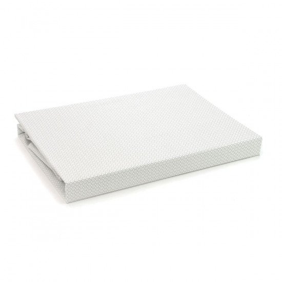 Простыня на резинке Перкаль Valencia  Dave Holand 180*200 высота 25 см