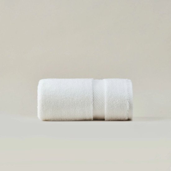 Полотенце махровое 1 шт "Уютности" плотность 600 г/м² белый (pearl white) 50*90 см