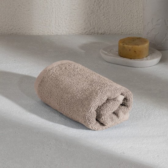 Полотенце махровое кухонное "DeNastia" Soft Collection бежевый/D100383 35*70 см