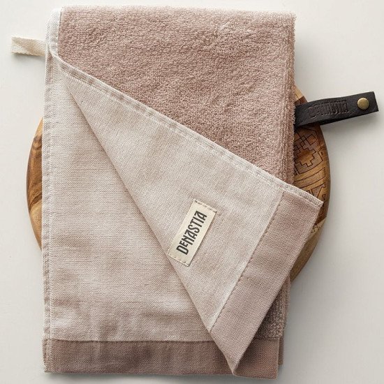 Полотенце махровое кухонное "DeNastia" Меланж бежевый/D100326 40*60 см