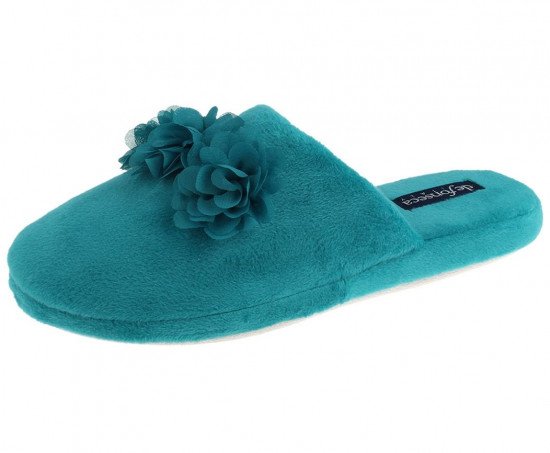 Тапочки женские "De Fonseca" Roma Top бирюзовый-1 EU 36/37