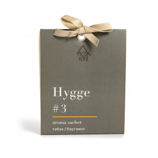Аромасаше "Arida Home" Hygge Табак и бергамот 10 гр