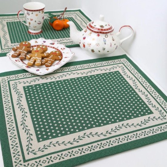 Комплект декоративных салфеток 2 шт. "Гобелен" Нидерланды зелень 35*45 см-2 шт.