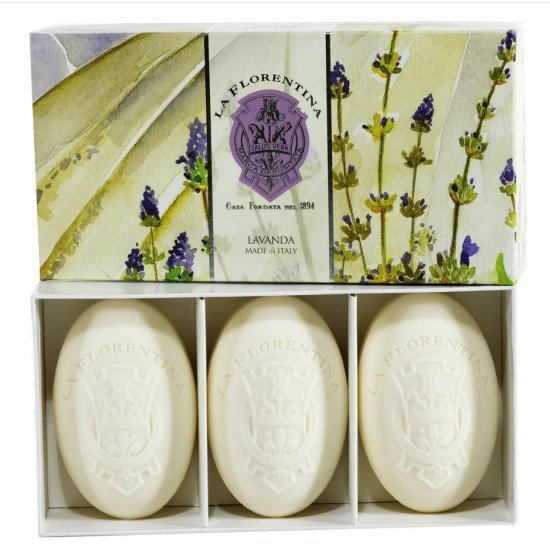 Подарочный набор парфюмированного мыла 2 шт. "La Florentina" Флорентийские сады Lavender/Лаванда 3*150 г