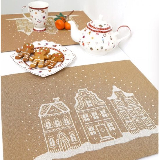 Комплект декоративных салфеток 2 шт. "Гобелен" Нидерланды беж 35*45 см-2 шт.