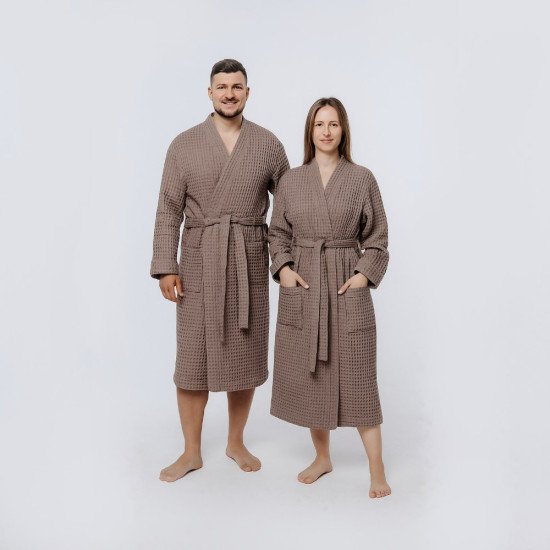 Халат вафельный Бохо мокко 958 48-50 (L/XL)